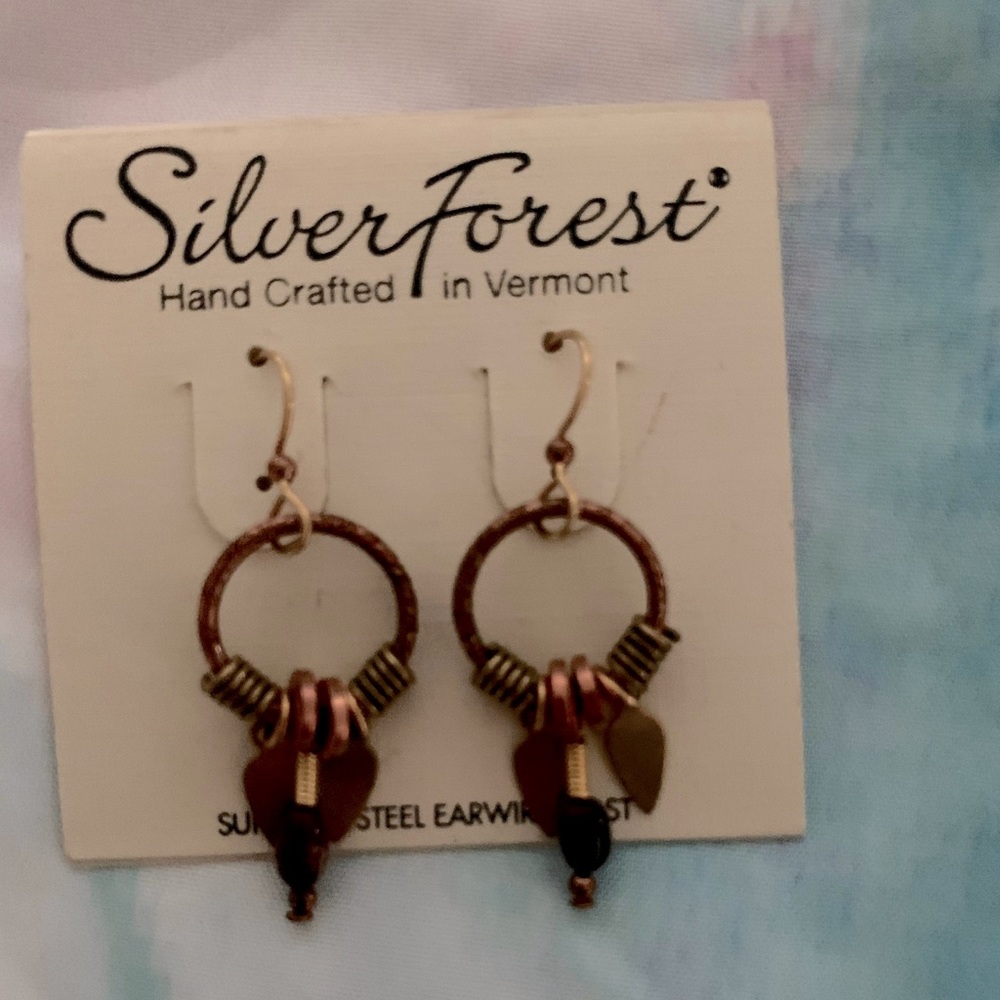Silver Forest Earrings